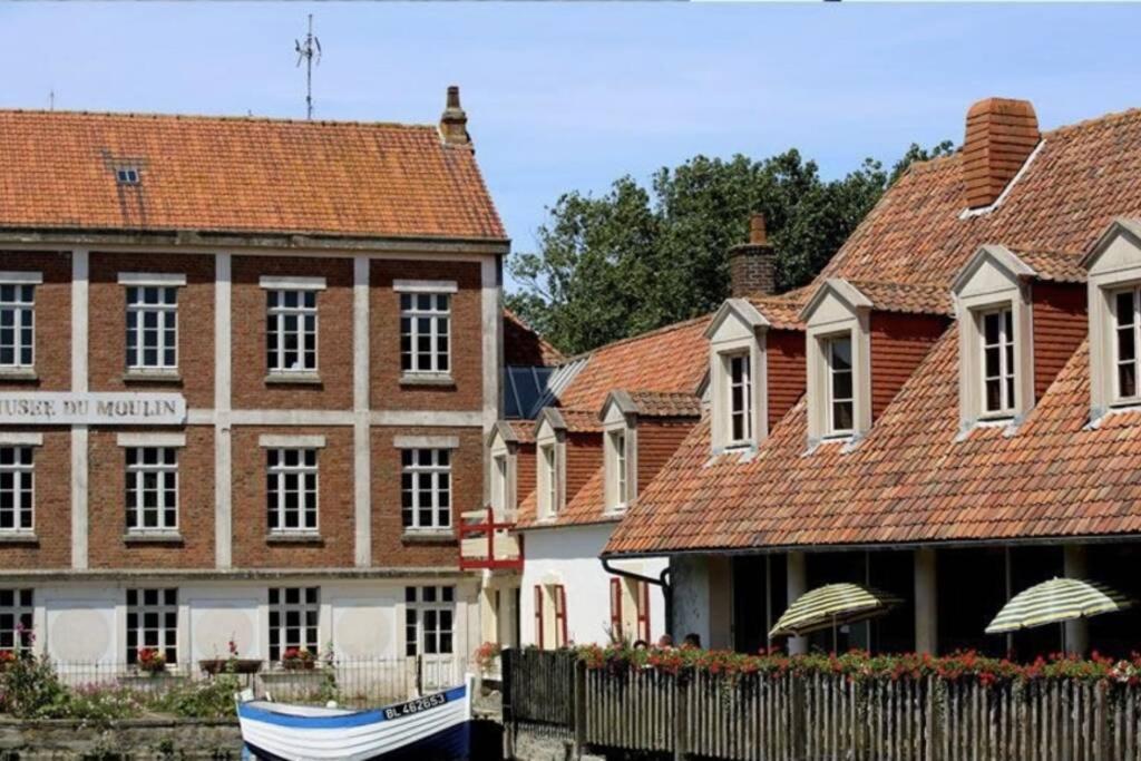 Ferienwohnung Duplex Avec Jacuzzi Vue Imprenable Sur La Baie De Wissant Exterior foto
