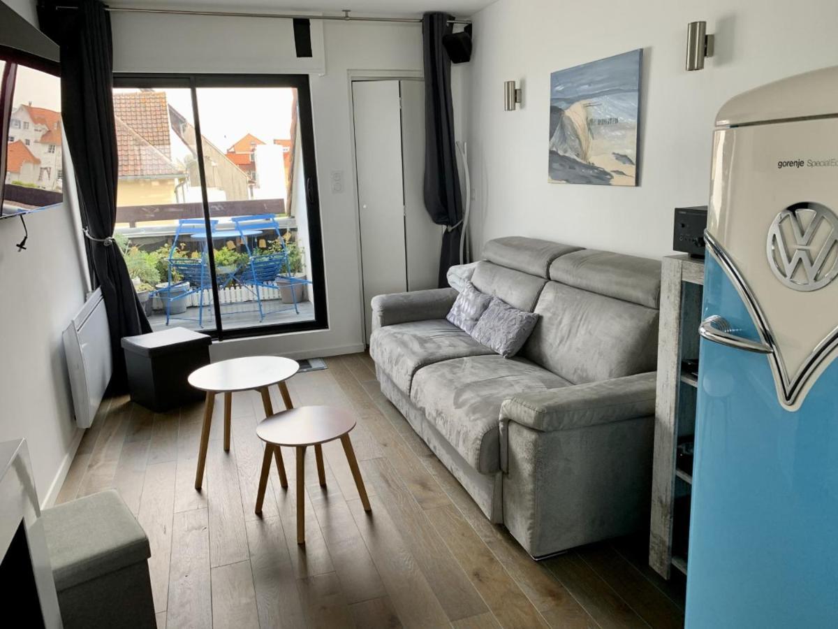 Ferienwohnung Duplex Avec Jacuzzi Vue Imprenable Sur La Baie De Wissant Exterior foto